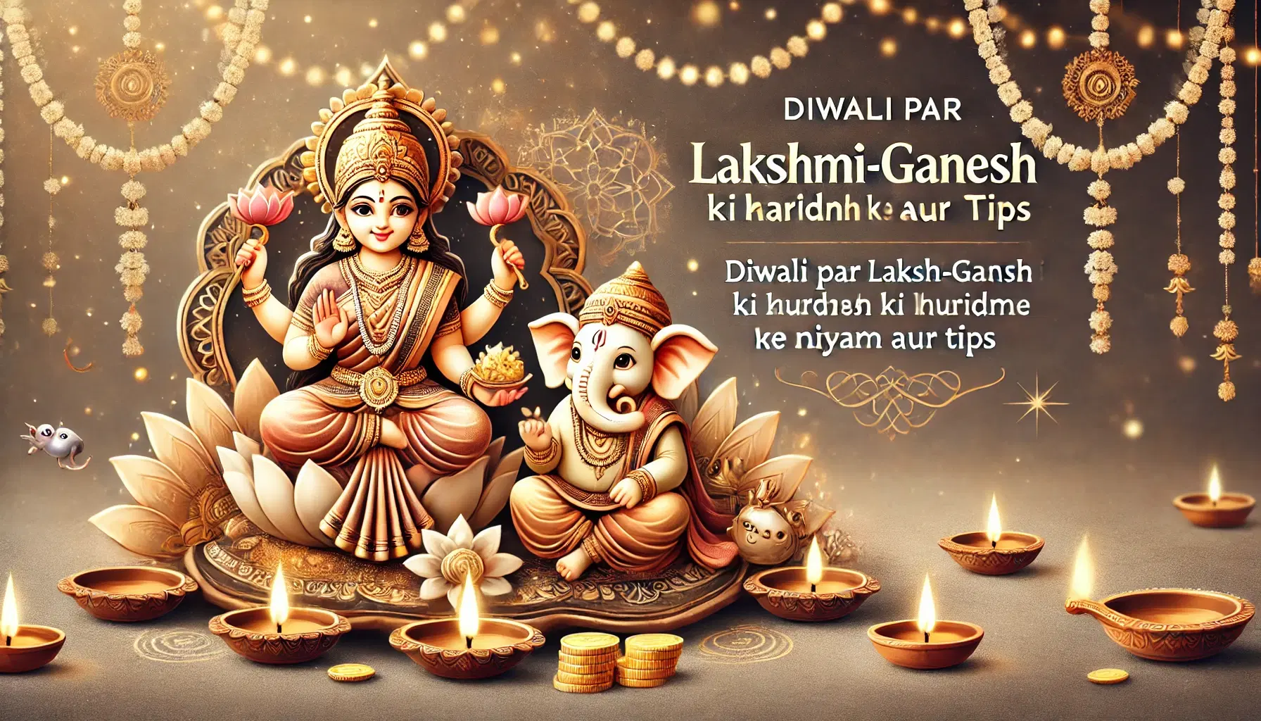 Diwali par lakshmi ganesh ki murti kharidne ke niyam aur tips