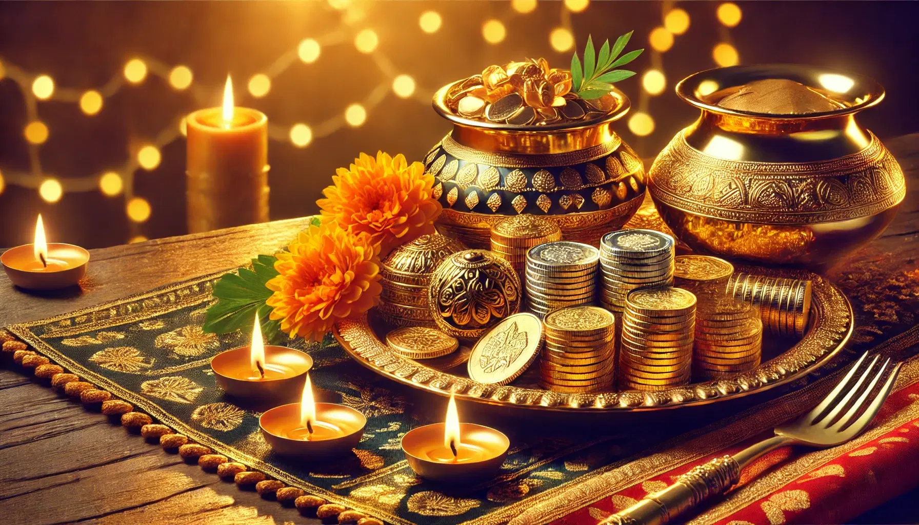 Significance buying gold silver utensils dhanteras 2024